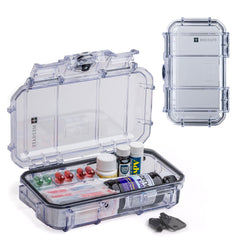 Evergreen Seahorse56 lockbox front view for secure home medication storage
