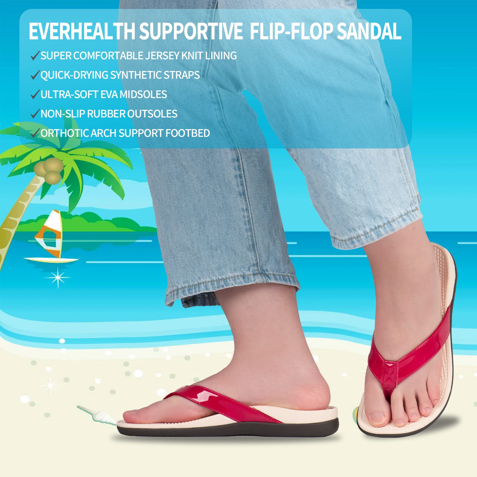Everhealth orthotic design supports gait and posture for everyday walking