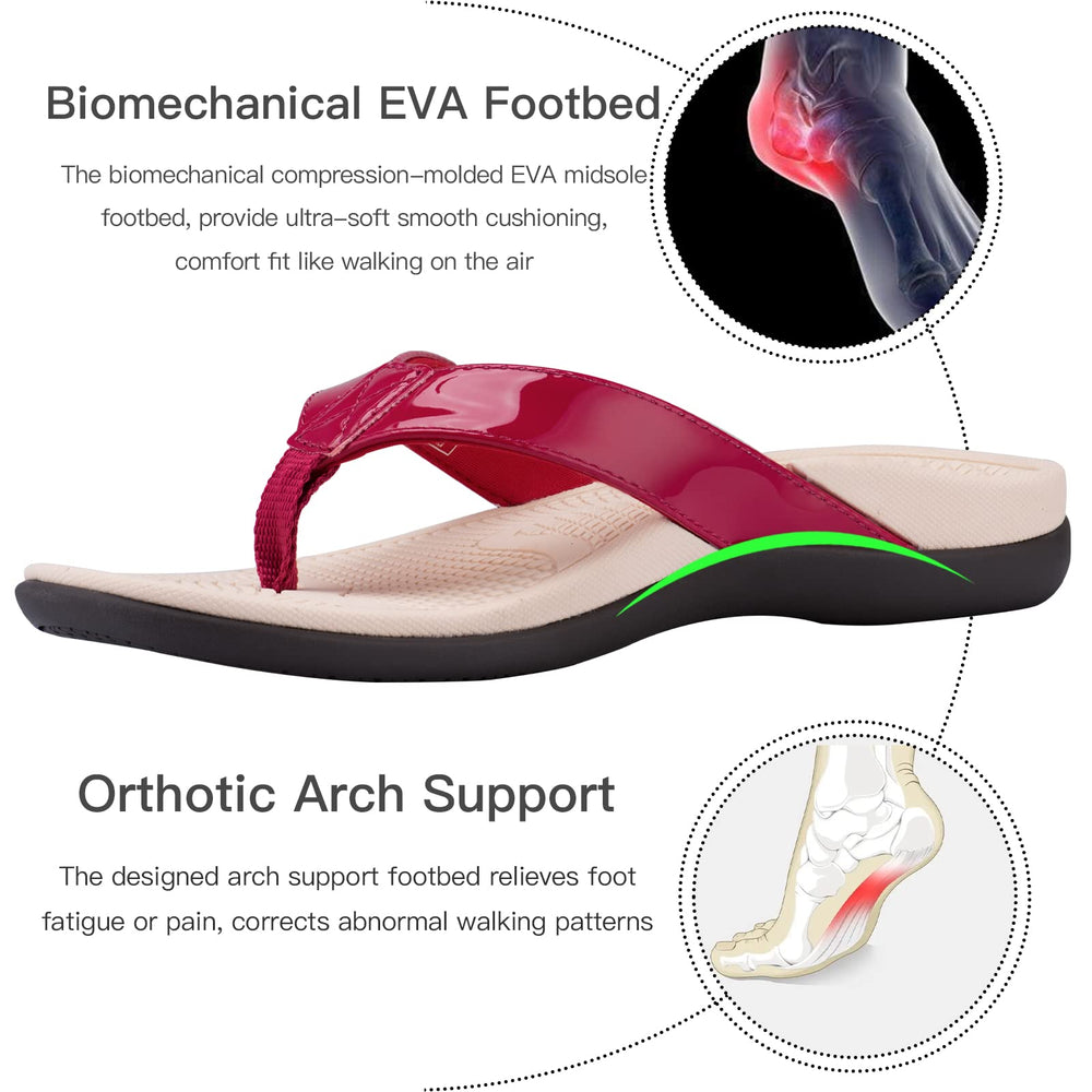 Everhealth sandals with lightweight shock-absorbing midsole for comfortable walking