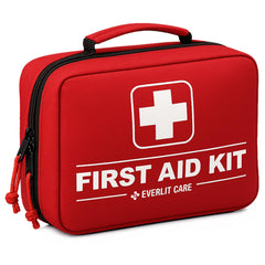 EVERLIT CARE 380pcs first-aid kit bag, compact and portable for home or travel.