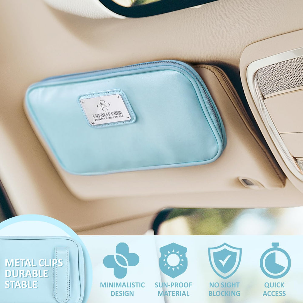 EVERLIT CARE car first aid kit cyan emergency tools for quick response.