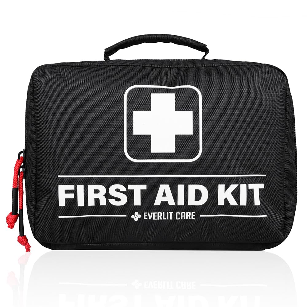Everlit Care Home Medic Kit front view showing a complete first aid setup.
