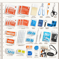 EVERLIT Care Pet Medic First Aid Kit compartment layout shows organized sections for fast response