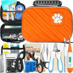 EVERLIT Care Pet Medic First Aid Kit outer view in guardian orange for quick access during emergencies