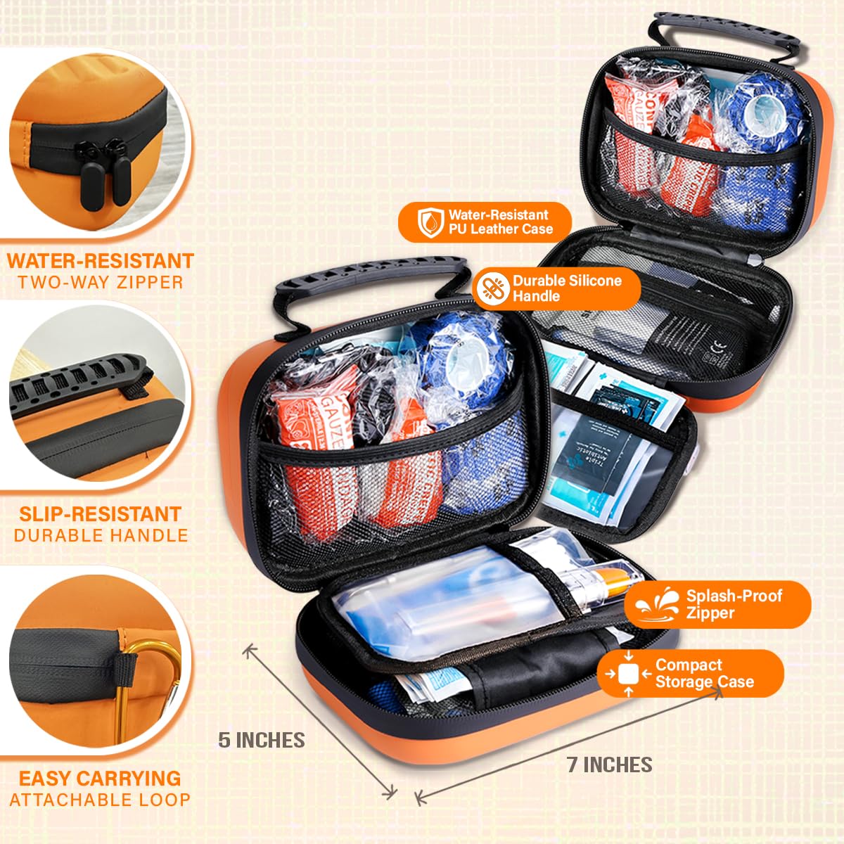 Tick remover and nail clippers included for on-the-spot pet care with the kit