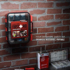 EVERLIT First Aid Kit case open showing supplies for quick response