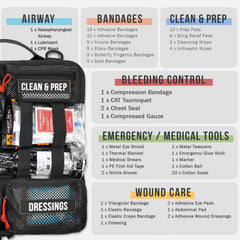 EVERLIT Roll Up Trauma Kit chest seal for chest wound management