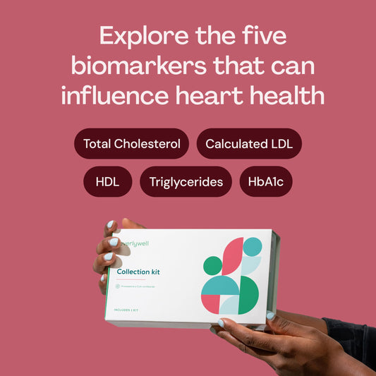 Everlywell blood sample collection for at-home testing.