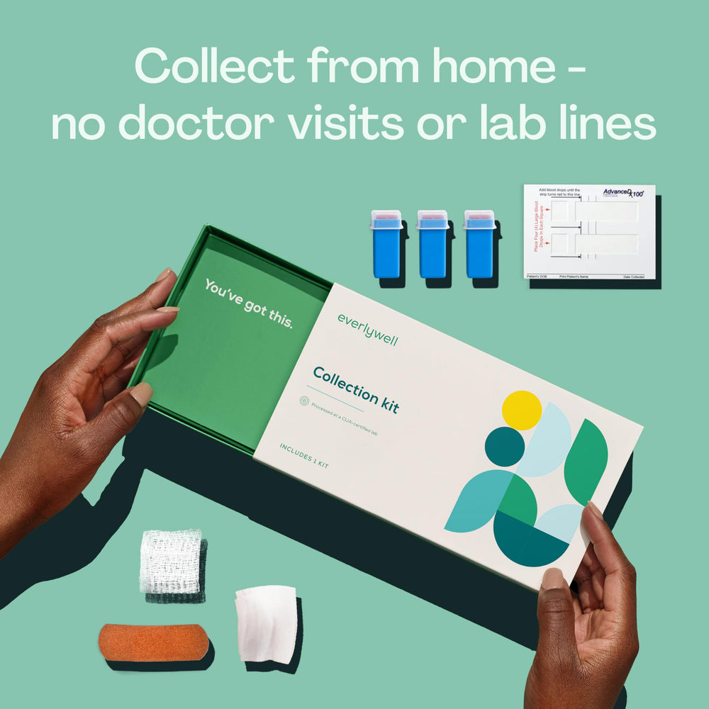 Prepaid shipping label for easy return of Everlywell celiac test