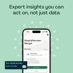 Everlywell Trichomoniasis lab results dashboard with secure findings