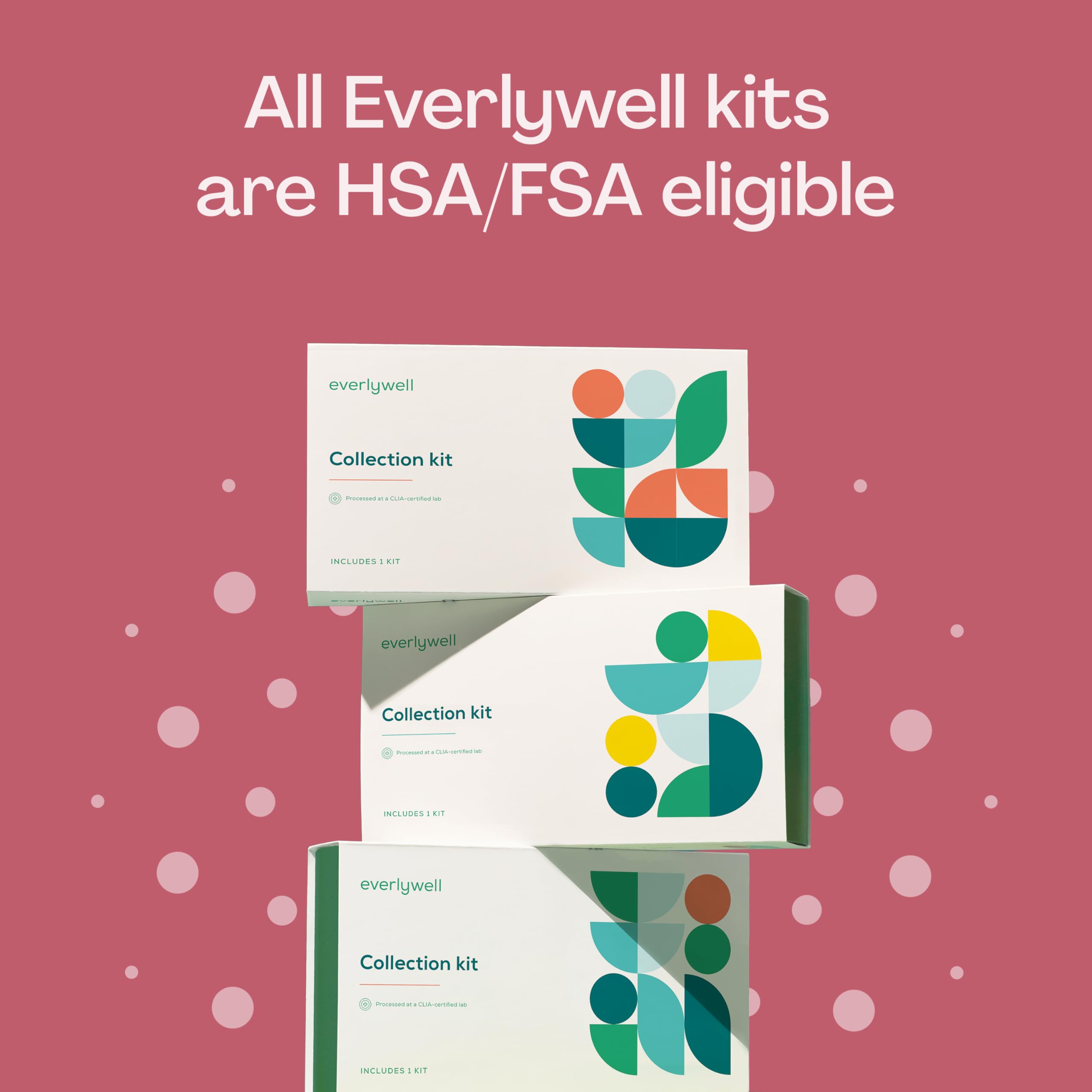 Everlywell Women’s Health Test lab processing in a CLIA-certified facility.