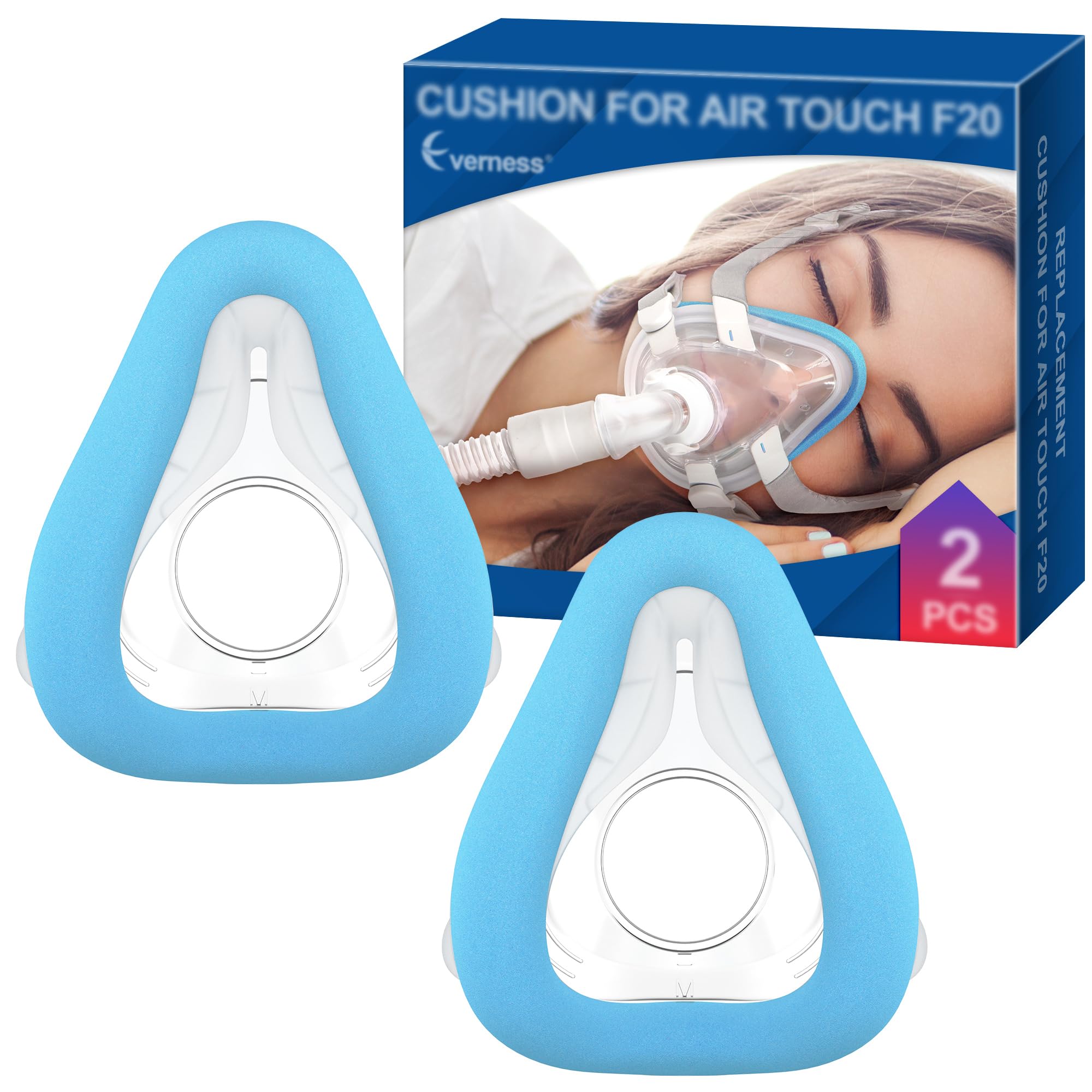 Everness memory foam mask cushion M for AirTouch F20 enhances comfort