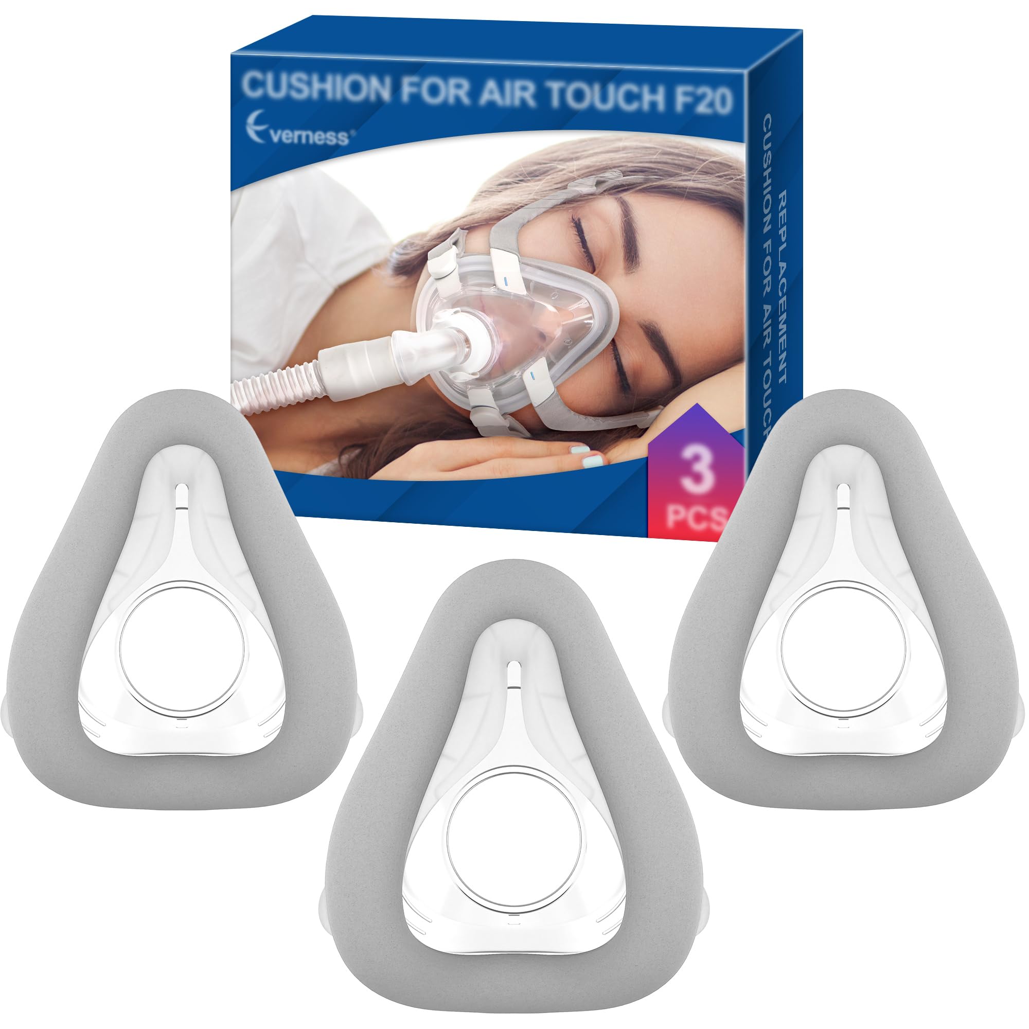 Everness AirTouch F20 cushion L 3-pack offers softer comfort and a secure seal
