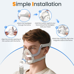 Everness breathable silicone seal delivers light, secure fit across pressures.