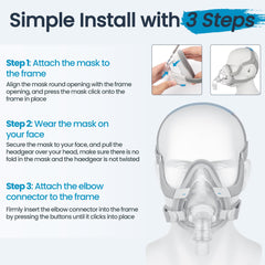 Everness easy assembly cushion for CPAP users and quick setup.
