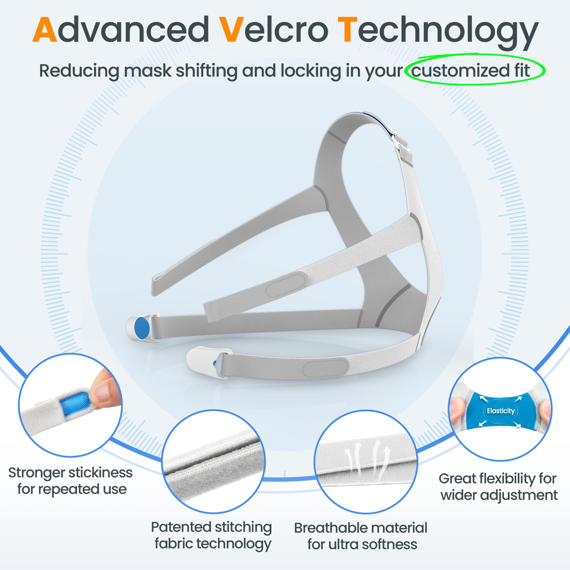 Easy wipe-down after use keeps components clean and extends CPAP setup life.
