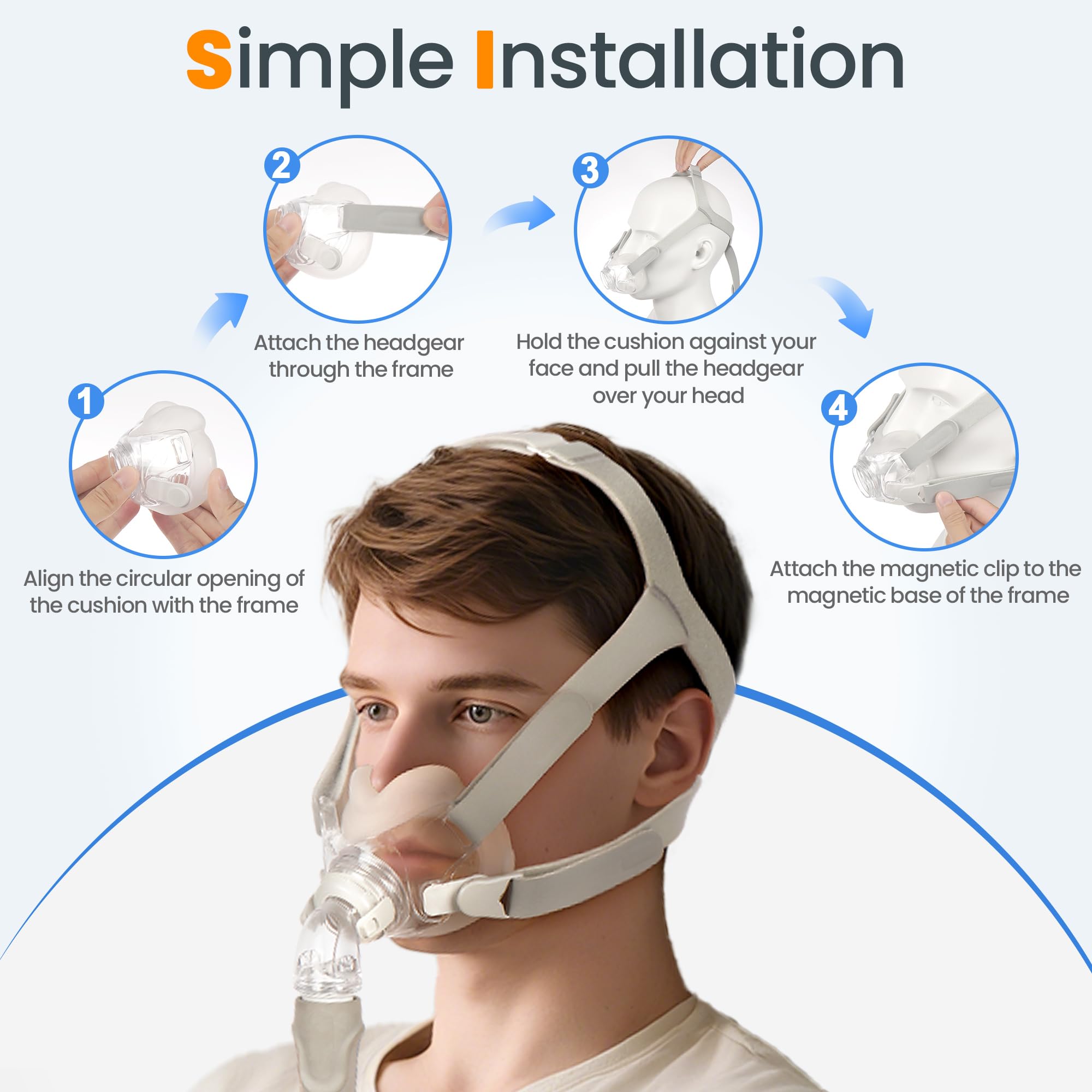 Heavy-duty materials resist deformation, reducing readjustments with Everness headgear.