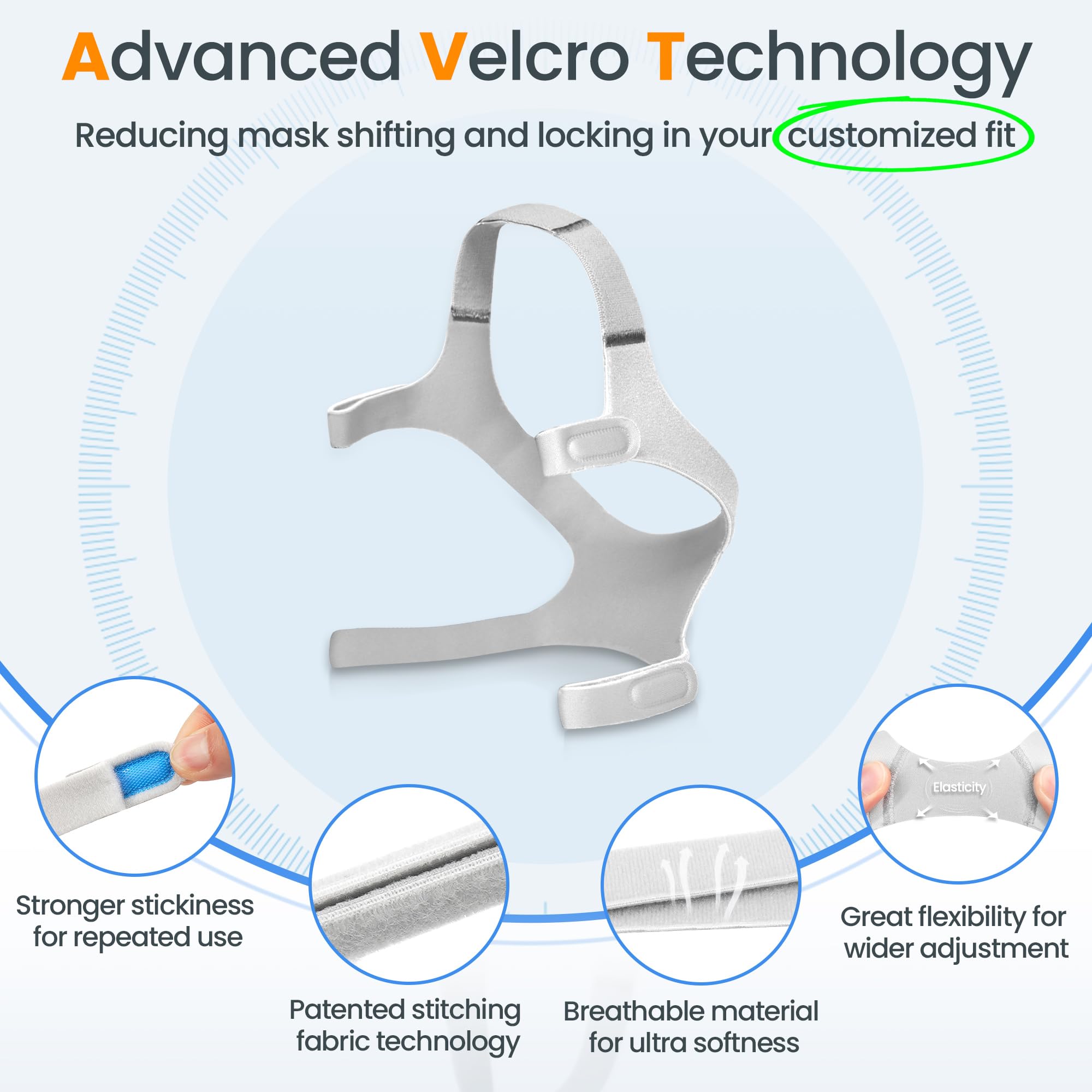 Everness Wisp 360° swivel tube enables full range of motion during sleep.