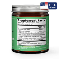 Eversio Wellness maitake-fruiting body extract close-up emphasizes immune health synergy.