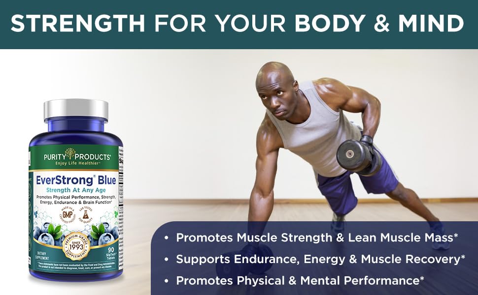 EverStrong Blue in an active lifestyle scene for everyday energy.