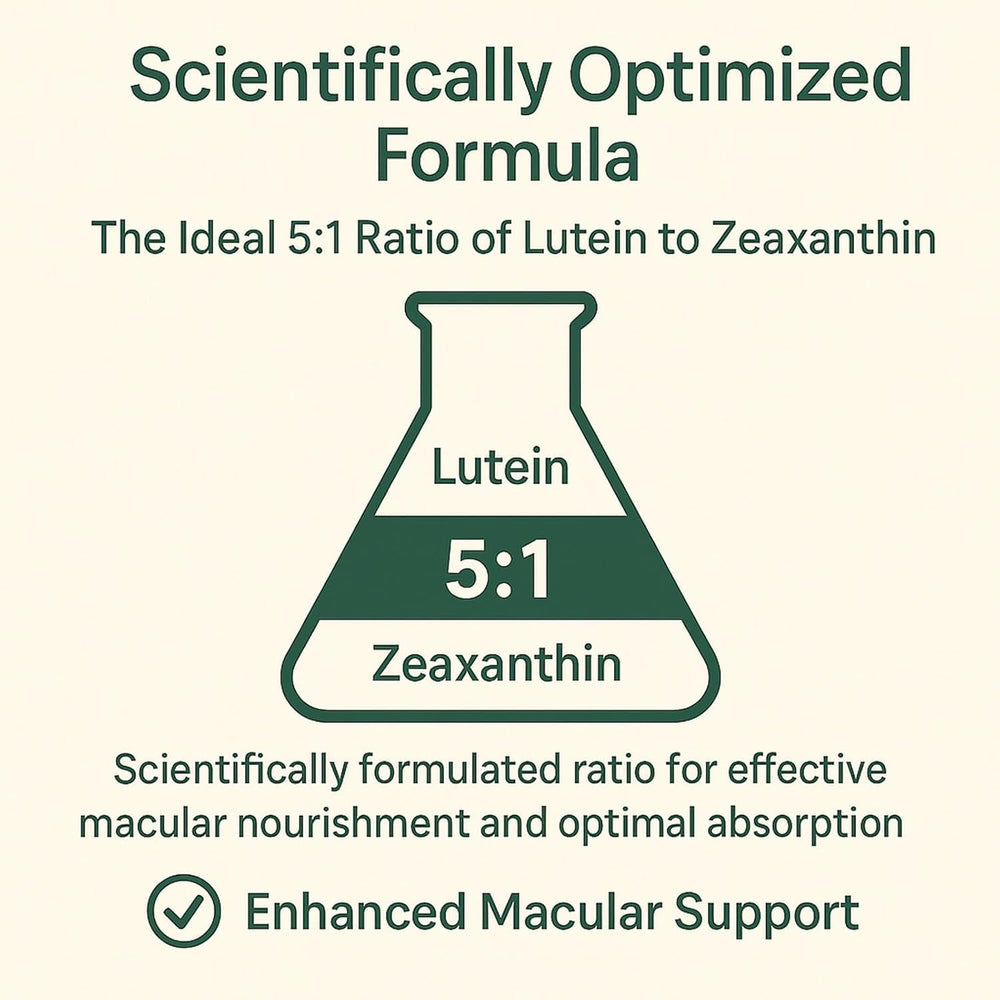 Evervision bilberry and lutein ingredients highlighted in the formula.
