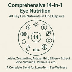 EverVision zinc vitamin E eye protection capsules aid oxidative defense.