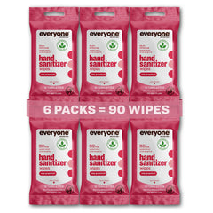 Everyone Ruby Grapefruit wipe in compact pack for on-the-go germ defense