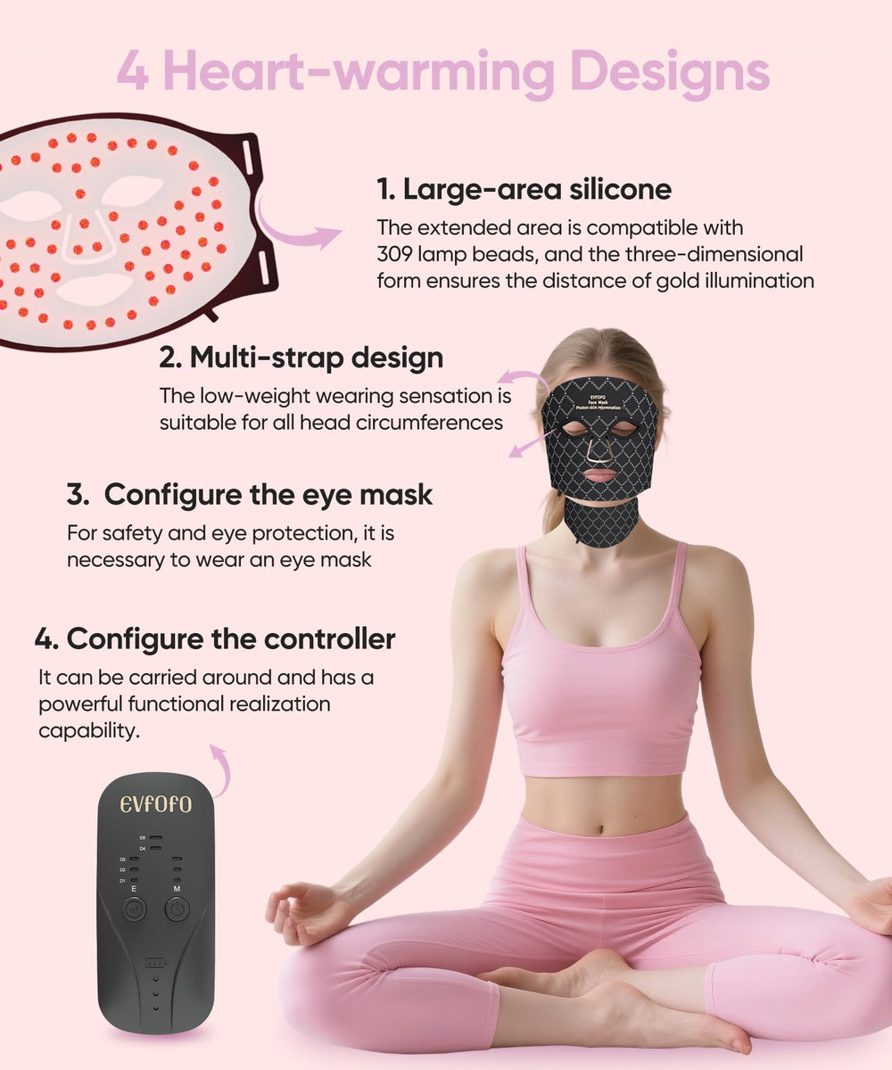 EVFOFO cordless design lets you treat skin anywhere, anytime.