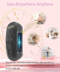 EVFOFO neck-piece design extends care to jawline and neck area.
