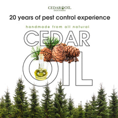 Dr Ben's Evictor Cedar Oil Spray mist for quick spot treatment.