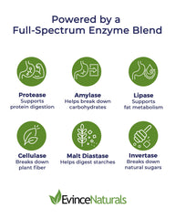 DigestPlus label close-up emphasizing the enzyme blend for wellness-minded nourishment