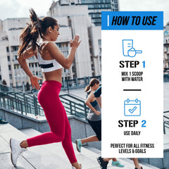 EVL Creatine5000 powder dissolving in water for easy mixing