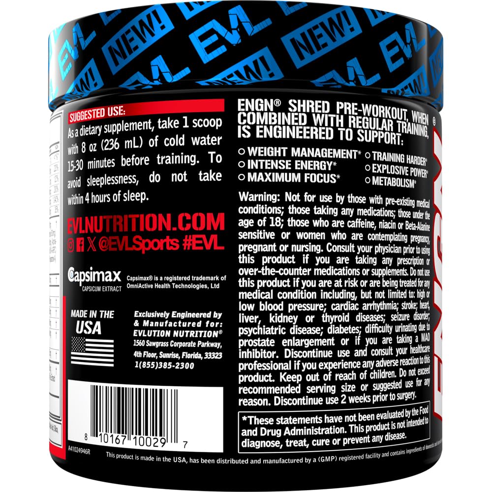 EVL Ultimate Pre Workout powder dissolving in water for a quick, refreshing fruit punch drink.
