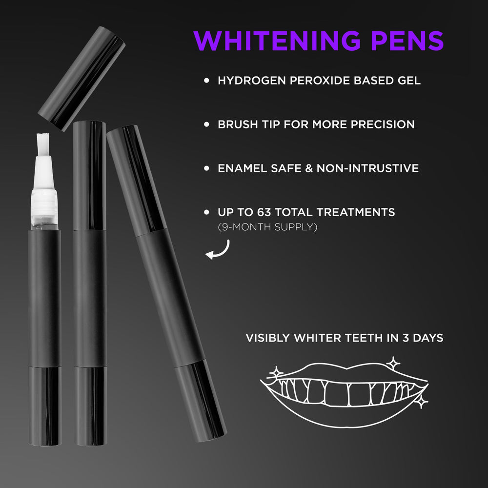 EVO on-the-go whitening kit with travel case.