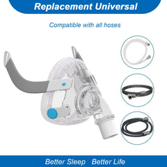 EvoClean soft silicone cushion delivers snug fit and reduced leaks.