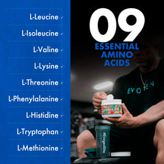 Evogen Amino K.E.M. dissolved liquid signaling hydration and nutrient delivery.