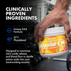 Evogen Amino K.E.M. peach mango dissolving for a refreshing drink