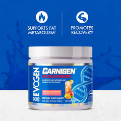 Carnigen Plus Caffeine scoop ready for precise fat metabolism support.