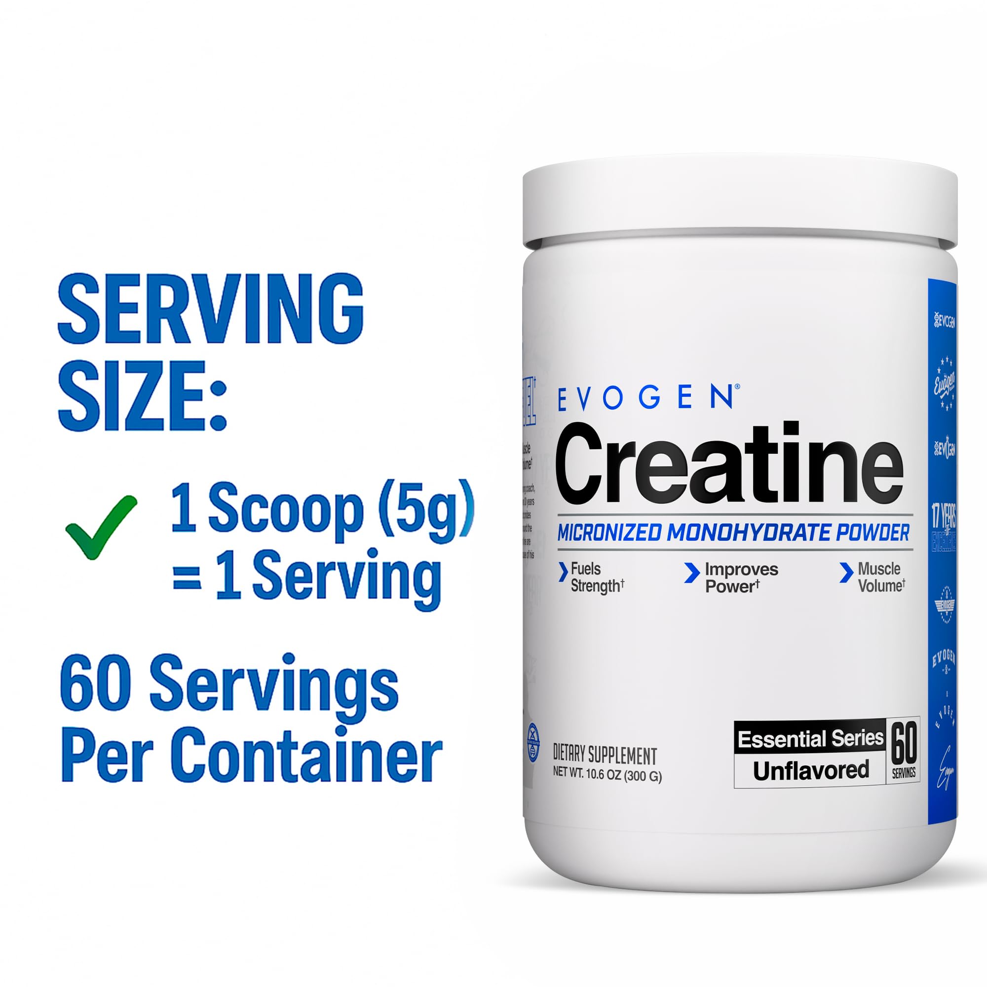 Evogen creatine powder mixing in a shaker, delivering smooth blends