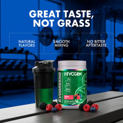 Evogen Evogreens berry glass mix ready-to-drink shake