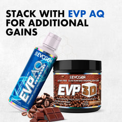 Evogen EVP 3D athlete in training scene illustrating versatile pre-workout use.
