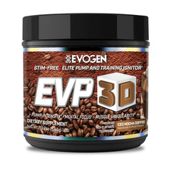 Evogen EVP 3D label-front highlighting ingredients and benefits at a glance.