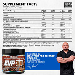 Evogen EVP 3D scoop measuring a precise serving for consistent results.