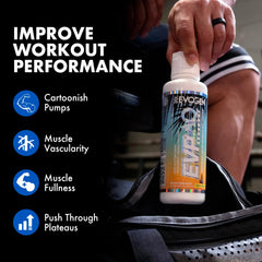 Pouring Evogen EVP AQ to demonstrate quick mix for pumps and endurance.