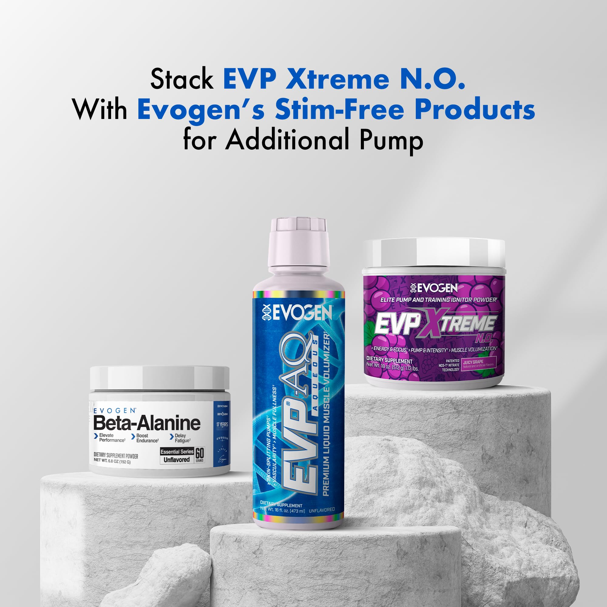 Evogen EVP Xtreme NO Juicy Grape flavor close-up tasting profile.