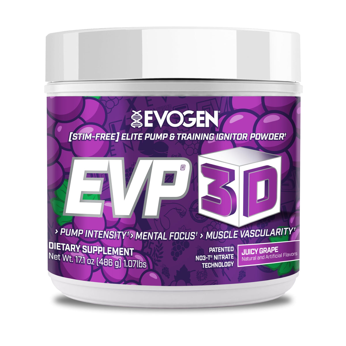 Evogen EVP 3D shows a strong pump action during workouts for fuller muscles
