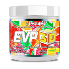 Evogen EVP 3D pump visual highlighting enhanced vascularity for workouts