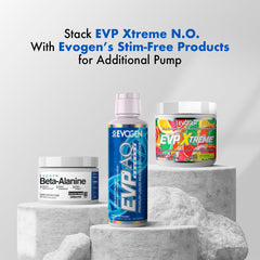Bottle on a gym shelf conveying availability and easy access to EVP Xtreme NO.