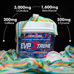 Evogen EVP Xtreme NO shaker ready for gym preparation.