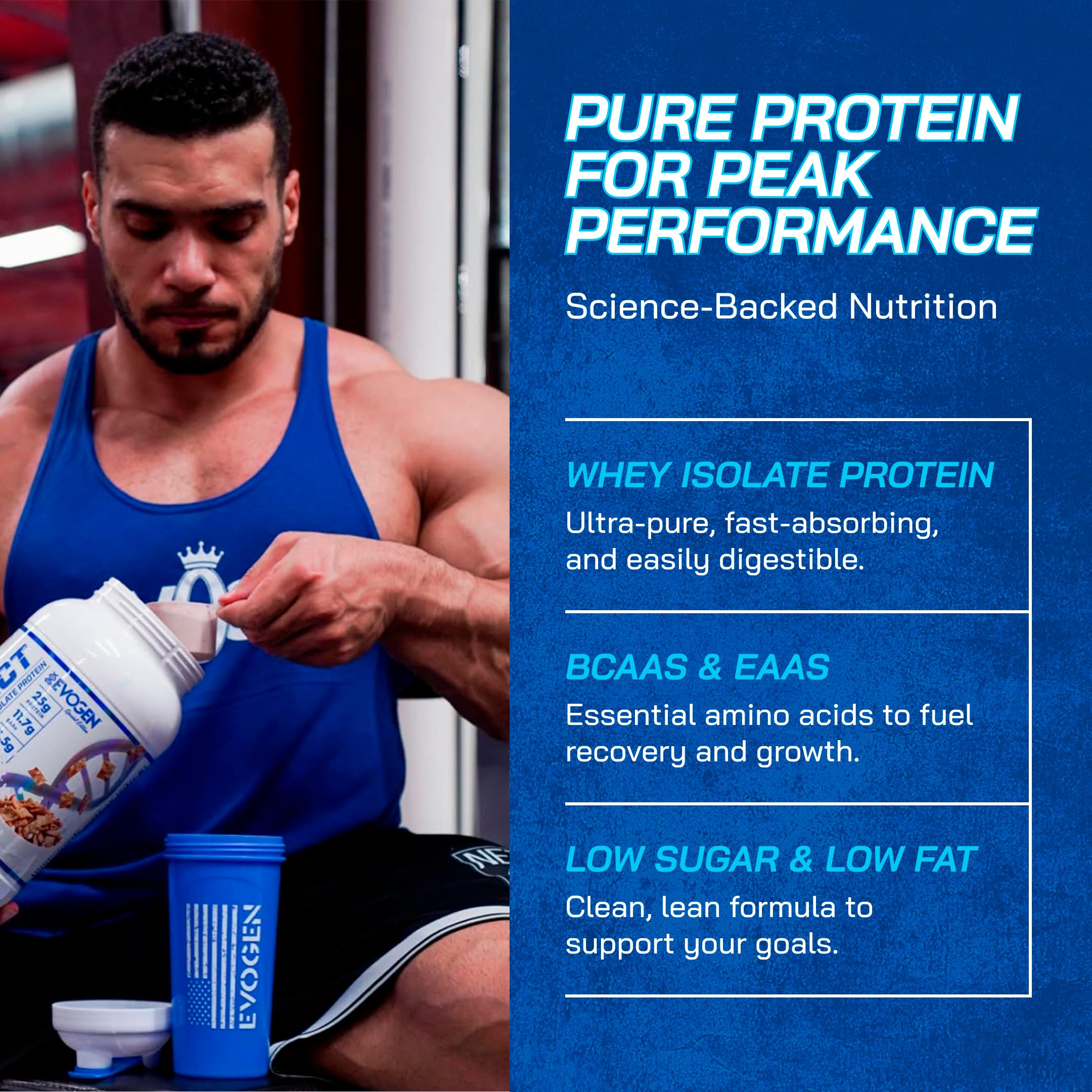 Isoject BCAAs and EAAs blend supports daily recovery